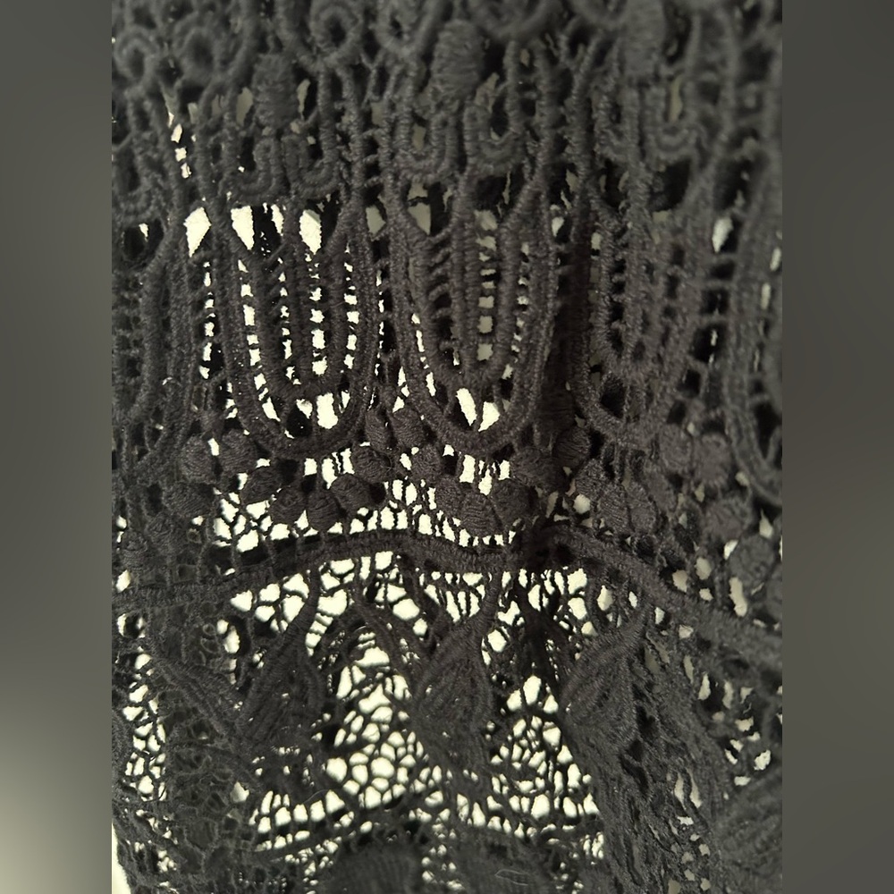 Forever 21 Black Butterfly and Floral Crochet Dress
Size: Small
NWT - Picture 6 of 12